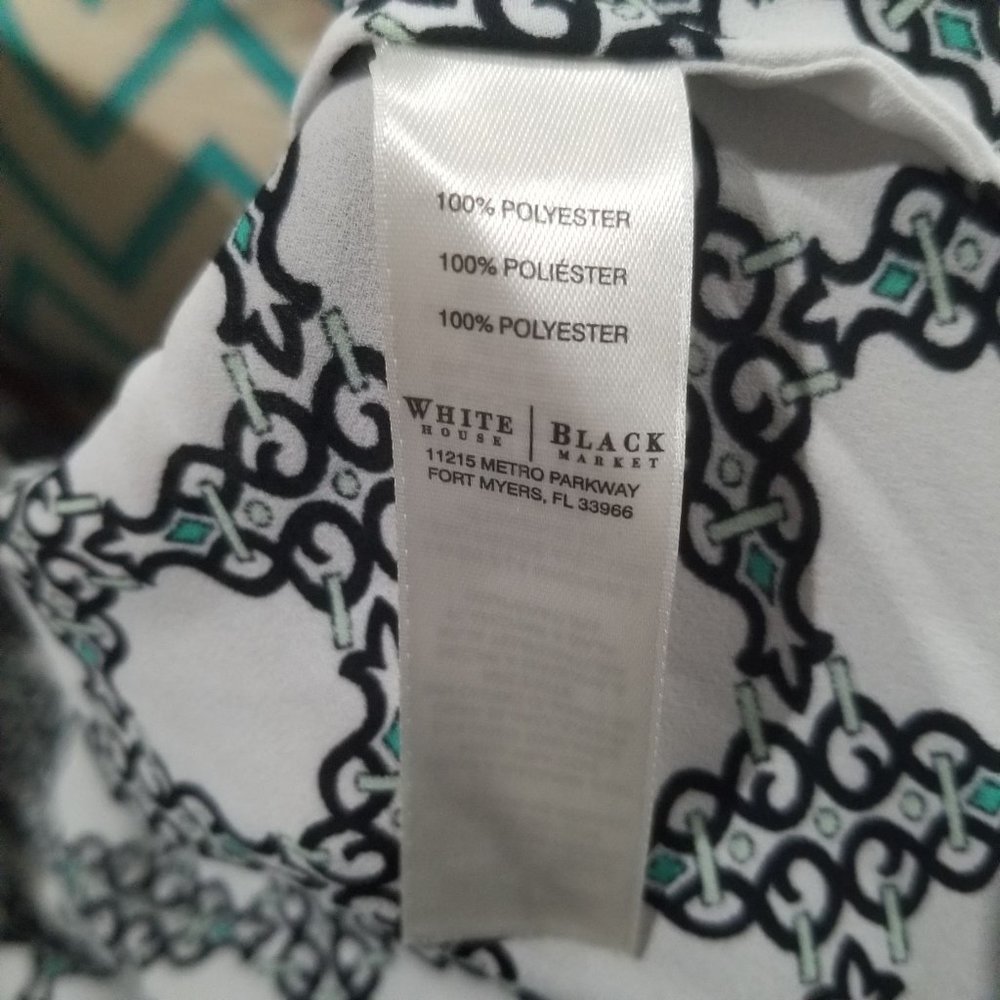 White House Black Market Layered Blouse - Picture 4 of 5